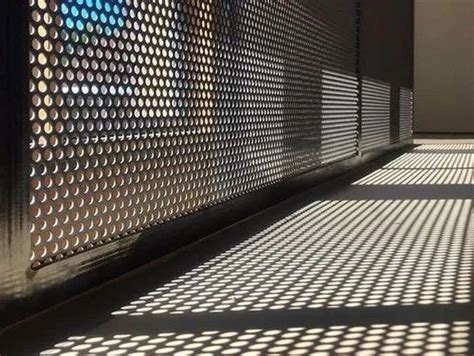 Indomesh Hot Rolled Aluminium Heavy Perforated Sheet, For Construction ...