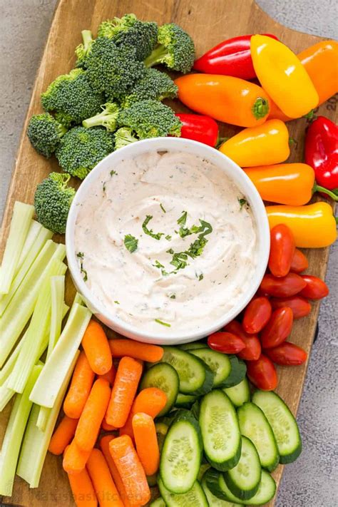 Easy Veggie Dip Recipe - NatashasKitchen.com