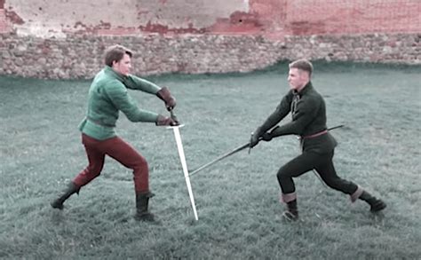 Watch Accurate Recreations of Medieval Italian Longsword Fighting Techniques, All Based on a ...