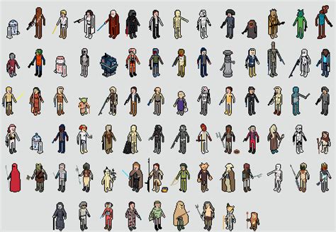 Pixel Star Wars (With images) | Vintage star wars toys, Star wars ...