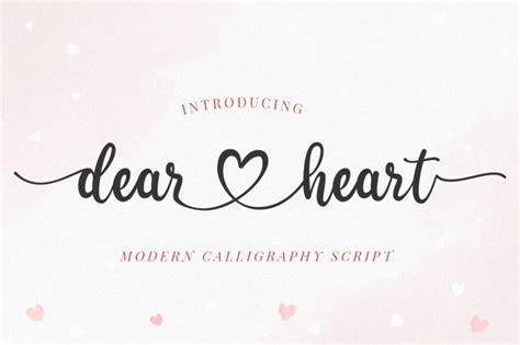 Dear Heart Font Free - All Free Fonts