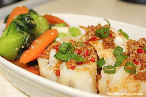 Cooking for a Healthier Lifestyle!: Ginger Steamed Fish with Ginger Soy ...