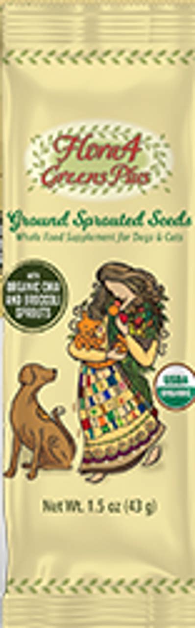 Carna4 Flora4 Greens Plus 1.5oz - Vermont Pet Food and Supply