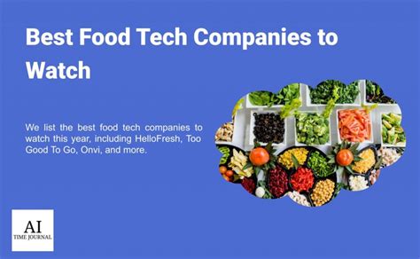 Top Food Tech Companies to Watch in 2024 - AI Time Journal - Artificial ...