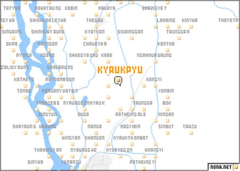 Kyaukpyu (Myanmar) map - nona.net