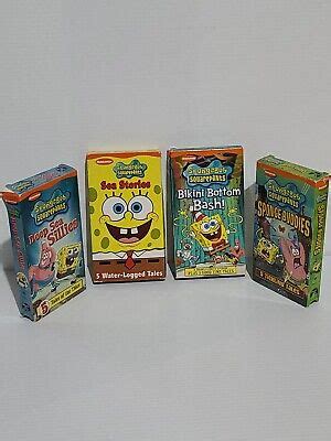 SPONGEBOB SQUAREPANTS LOT Of (4) VHS Tapes Nickelodeon $27.50 - PicClick CA