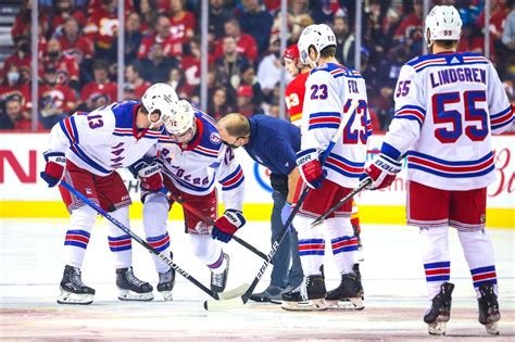 Rangers ripped by Flames, Filip Chytil exits with injury - Long Island ...