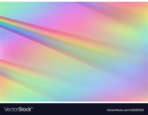 Rainbow prism flare lens realistic effect Vector Image