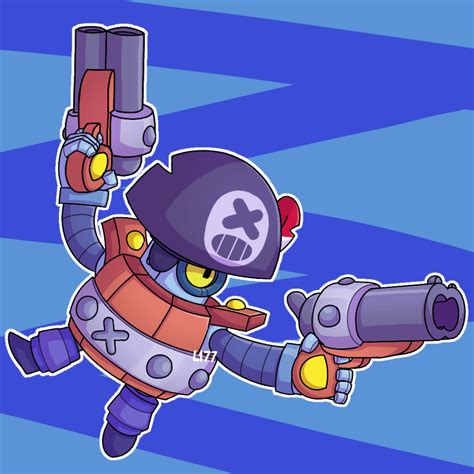 Darryl remodel (fanart) : Brawlstars