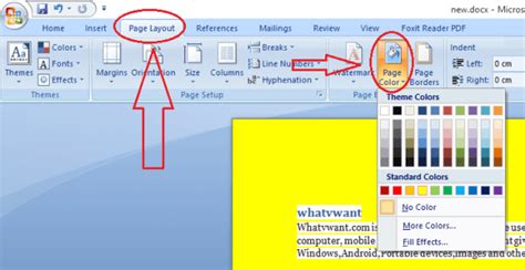 How To Change Word Document Background Color? [2024] - Whatvwant