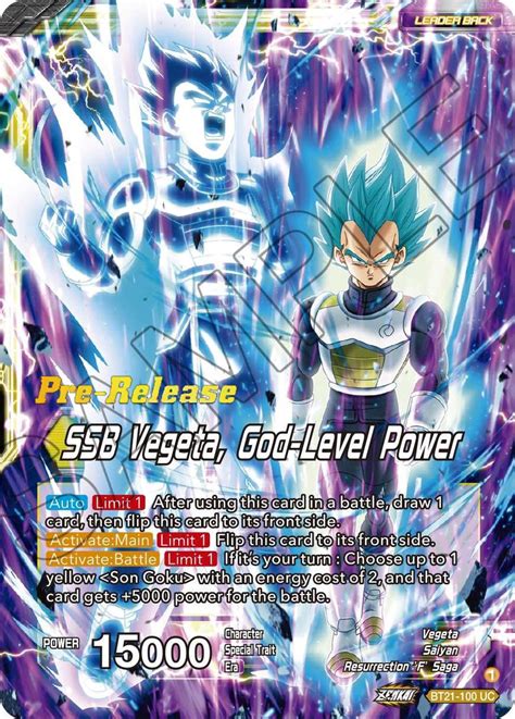 SSB Son Goku // SSB Vegeta, God-Level Power - Wild Resurgence Pre ...