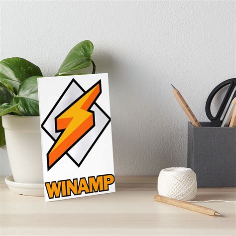 "Winamp logo" Art Board Print for Sale by snowflakedesign | Redbubble