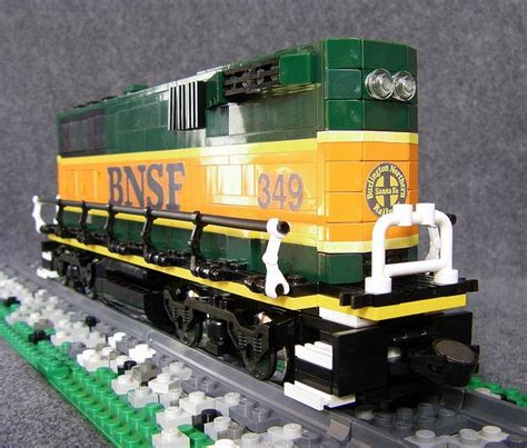 BNSF GP60B front | Lego trains, Lego train station, Lego cars