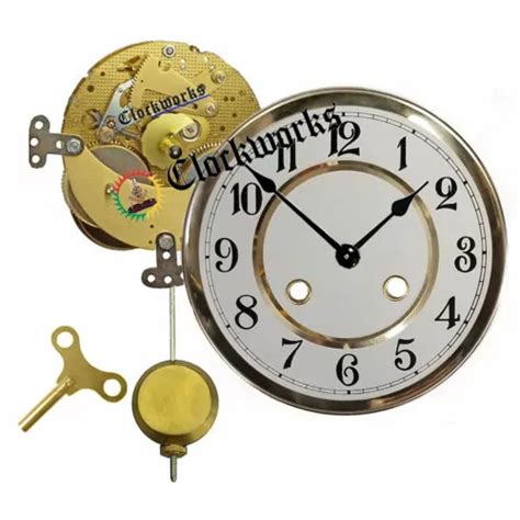 Mechanical Spring-Driven Clock Kit - German Unit - Clockworks ...