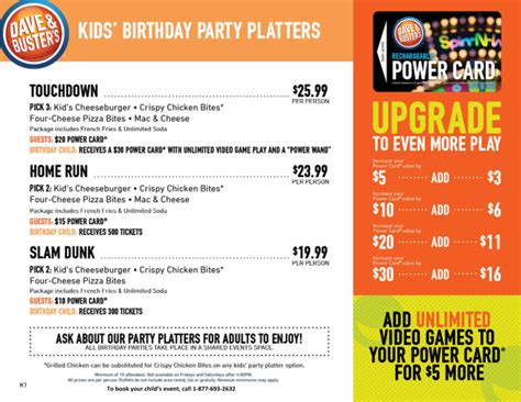 Price Dave And Busters Birthday Party | Birthday Celebration