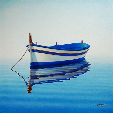 Fishing Boat II Painting by Horacio Cardozo