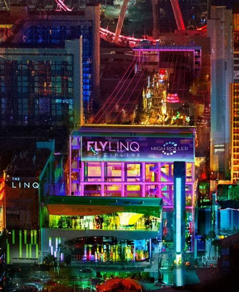 Caesars LINQ Promenade Unveils Plans for First Zipline on Las Vegas Strip