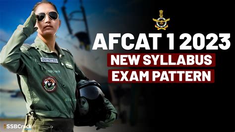 AFCAT 1 2023 New Syllabus And Exam Pattern