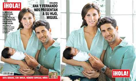 Exclusiva en ¡HOLA!, Ana Boyer y Fernando Verdasco nos presentan a su hijo, Miguel