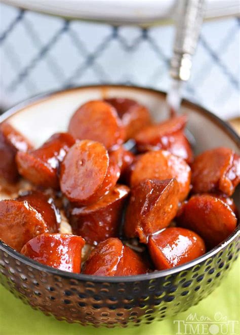 Slow Cooker Kielbasa Bites - Mom On Timeout