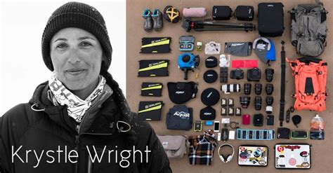 Krystle Wright - Adventure Photographer - What's in your bag?