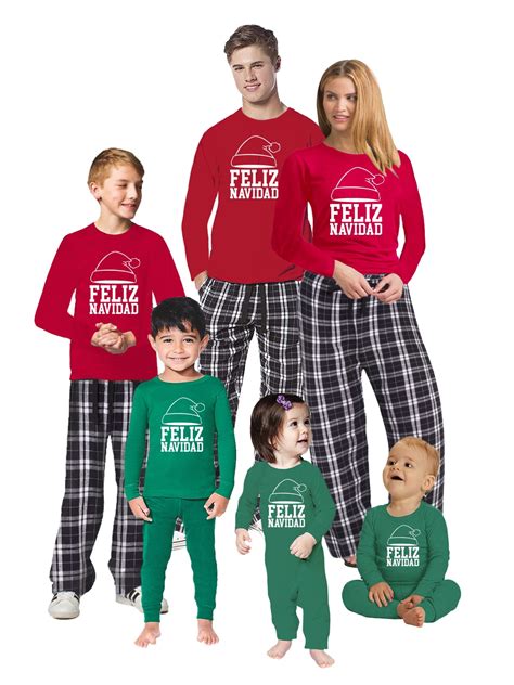 Awkward Styles Feliz Navidad Pajamas for Christmas Family Pajamas ...