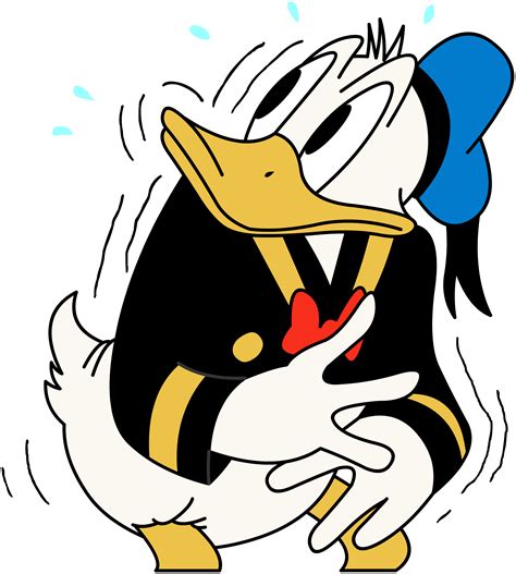 Donald Scared by JubaAj on DeviantArt