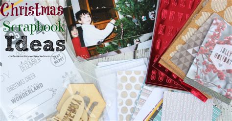 Christmas Scrapbook Ideas | Holiday Scrapbook Layout