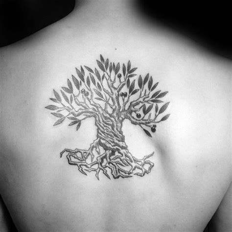 30 Olive Tree Tattoo Designs For Men - Olea Europaea Ink Ideas