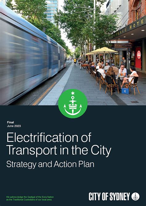 Electrification of transport in the city strategy and action plan - City of Sydney