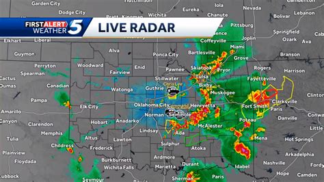 LIVE RADAR: Tracking heavy rain, storms moving through Oklahoma