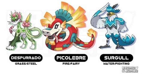 Pokémon Fan Artists Predicted What The Gen 9 Starter Evolutions Would ...