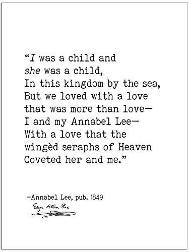 Edgar Allan Poe Annabel Lee