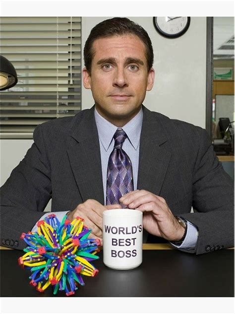 "The Office Michael Scott World's Best Boss" Sticker for Sale by ...