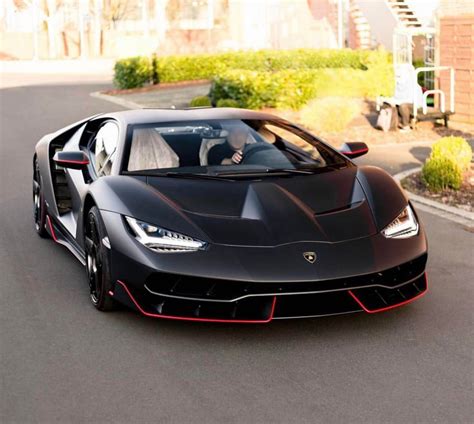 Matte Black Lamborghini Centenario Delivered in Germany - GTspirit