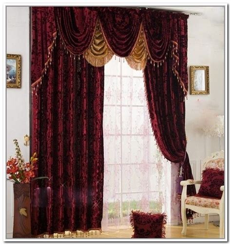Red Velvet Curtain Panels | Luxury curtains, Curtains living room, Red velvet curtains