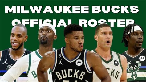 Milwaukee Bucks NEW UPDATED OFFICIAL ROSTER 2023-2024, 56% OFF