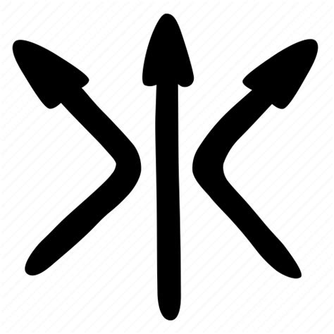 Arrows, deflection, deviation, rejection icon - Download on Iconfinder