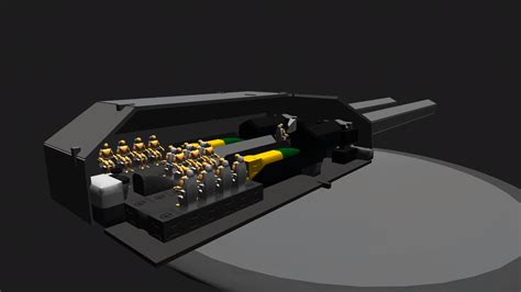 SimplePlanes | P1000 ratte turret (interior)