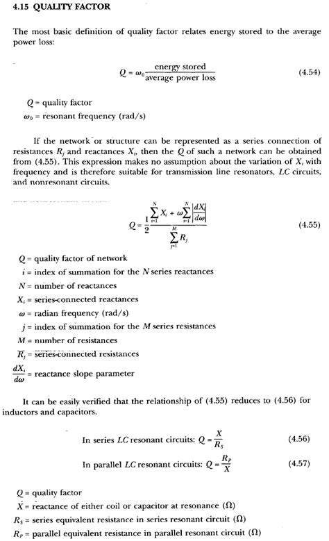 Q Factor Formula at Resonance | Forum for Electronics