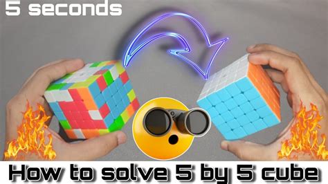 How to solve 5 by 5 cube | Full tutorial step by step explained |Just 5 seconds look | In hindi ...