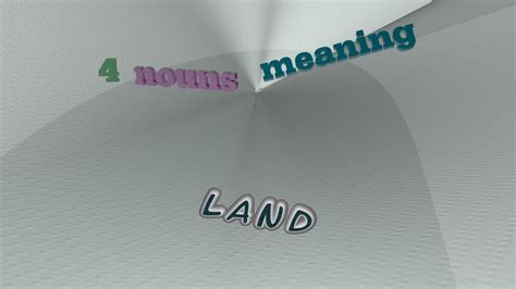 land - 6 nouns which are synonym to land (sentence examples) - YouTube