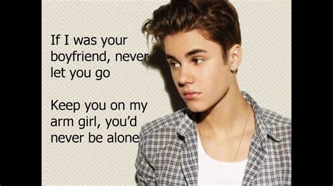 Justin Bieber Boyfriend Lyrics