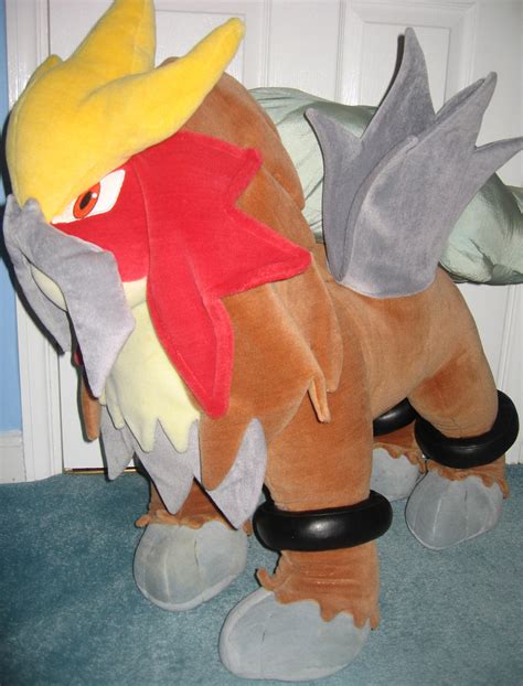 A Wild Giant Entei Plush Appeared by MizukiiMoon on deviantART