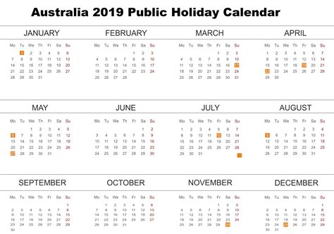 20+ Calendar 2019 Holidays - Free Download Printable Calendar Templates ️