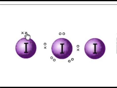 The Lewis structure and shape of the triiodide ion - YouTube