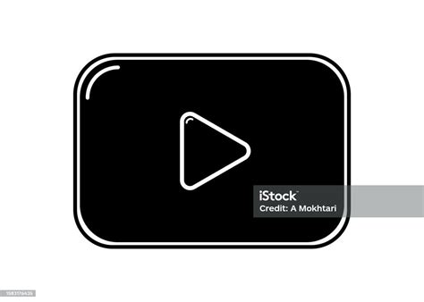 Black Play Button Icon Stock Illustration - Download Image Now - Arrow ...