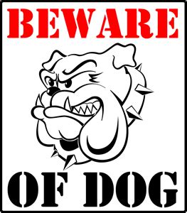 BEWARE OF DOG WARNING SIGN Logo PNG Vector (EPS) Free Download