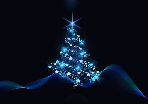 Free Image on Pixabay - Christmas, Blue, Black | Christmas tree images, Christmas tree festival ...