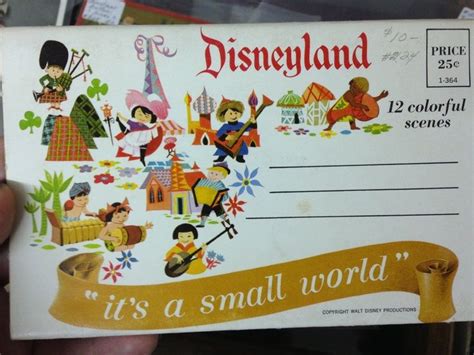 welcome to disneyland postcard